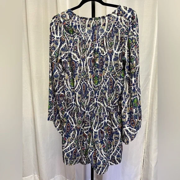 Umgee blue floral romper | size Medium - Picture 4 of 6